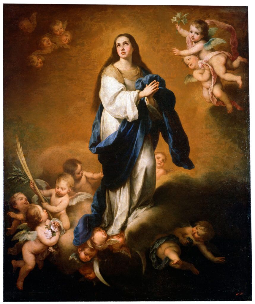 L'Assomption de la Vierge Marie - Oeuvre de Bartolomé Esteban Murillo (entre 1645 et 1655)